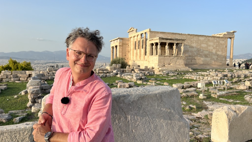 Michael Friemel an der Akropolis
