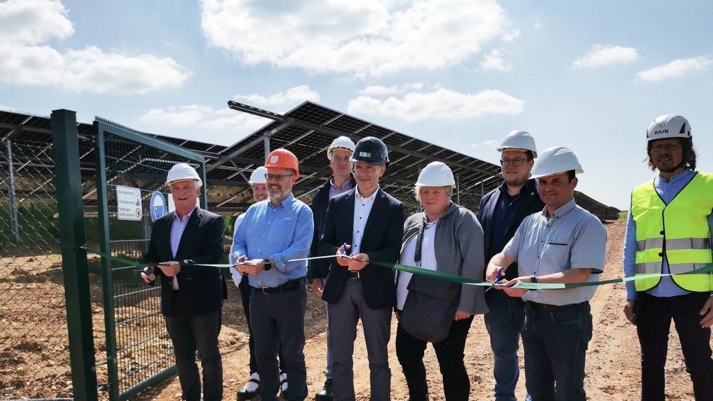 Eröffnung des Solarparks Eft-Hellendorf 