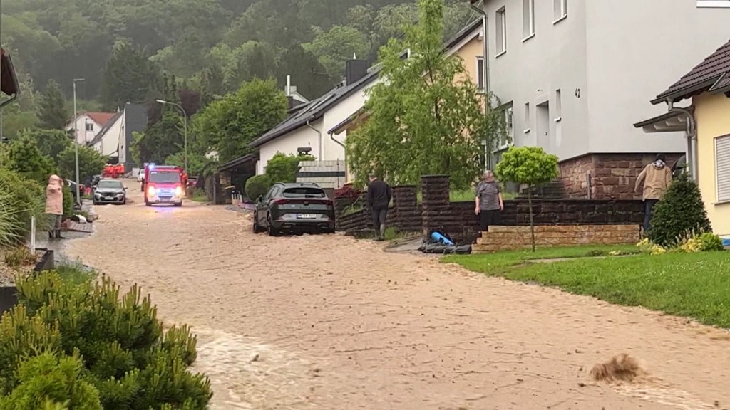 Foto: Einsatz der Feuerwehr im Hochwassergebiet