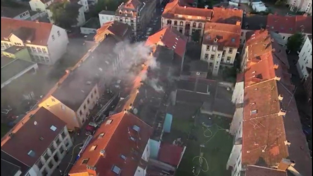 Foto: Brand in Mehrfamilienhaus in Neunkirchen