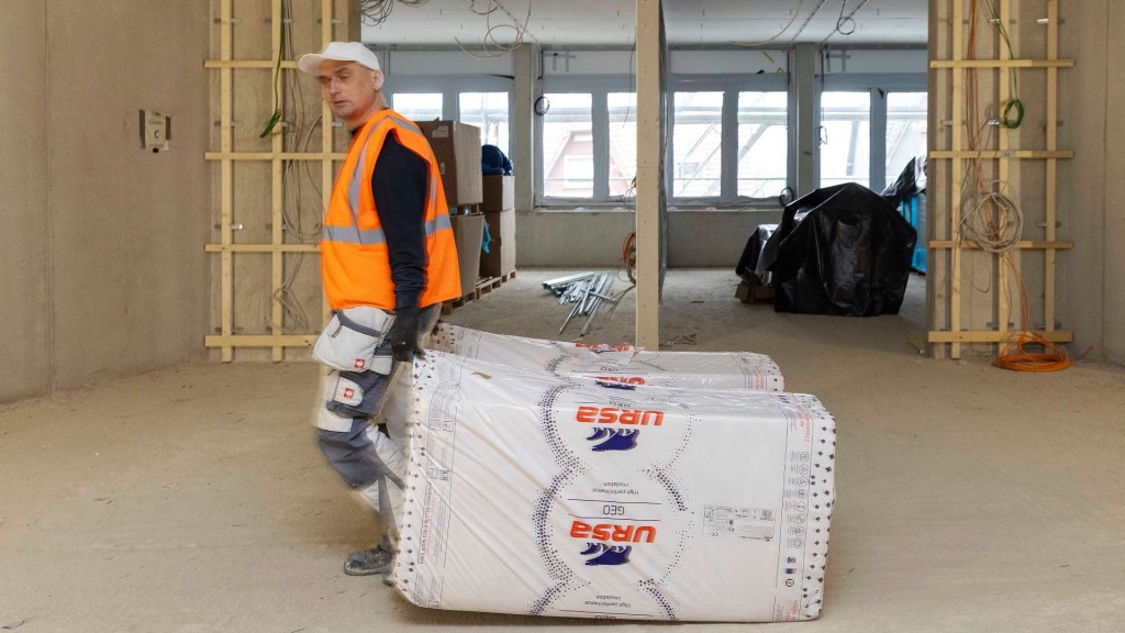 Auf der Baustelle eines öffentlichen Gebäudes