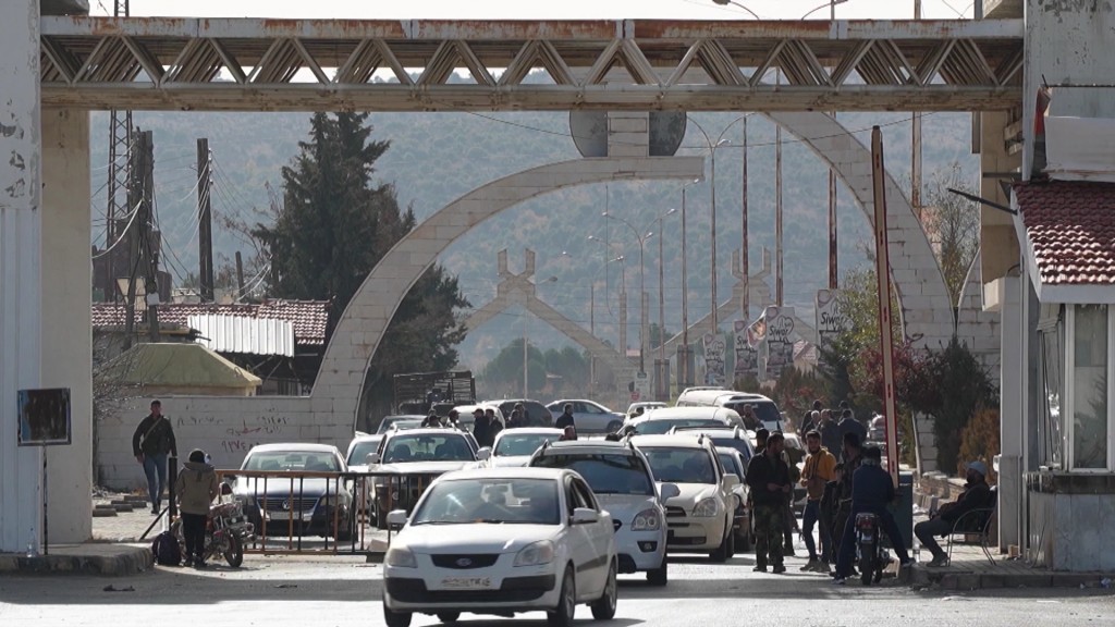 Foto: Grenzübergang in Syrien