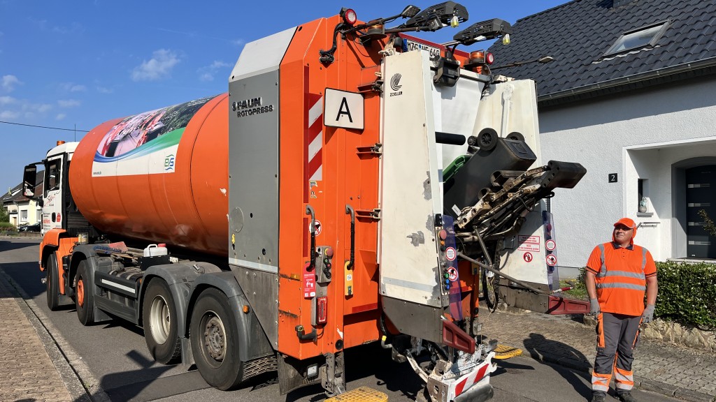 Müllwagen des EVS mit KI