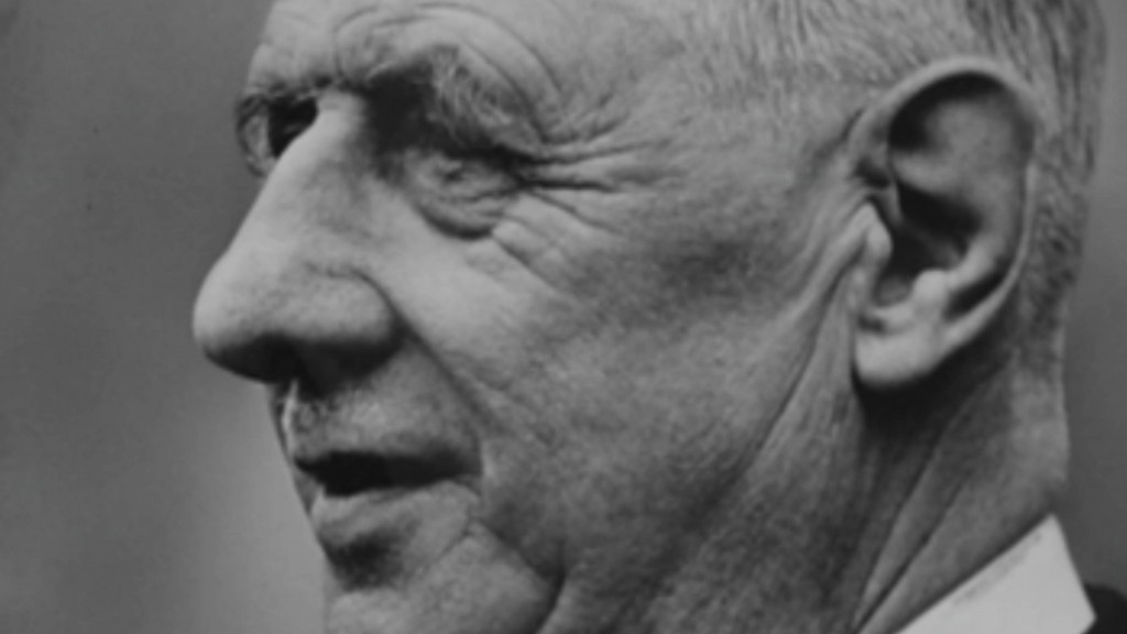 Porträt von Charles de Gaulle