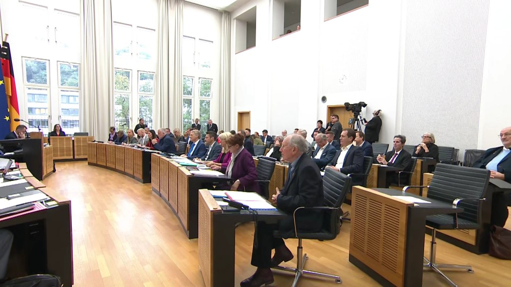 Foto: Haushaltsdebatte im Landtag