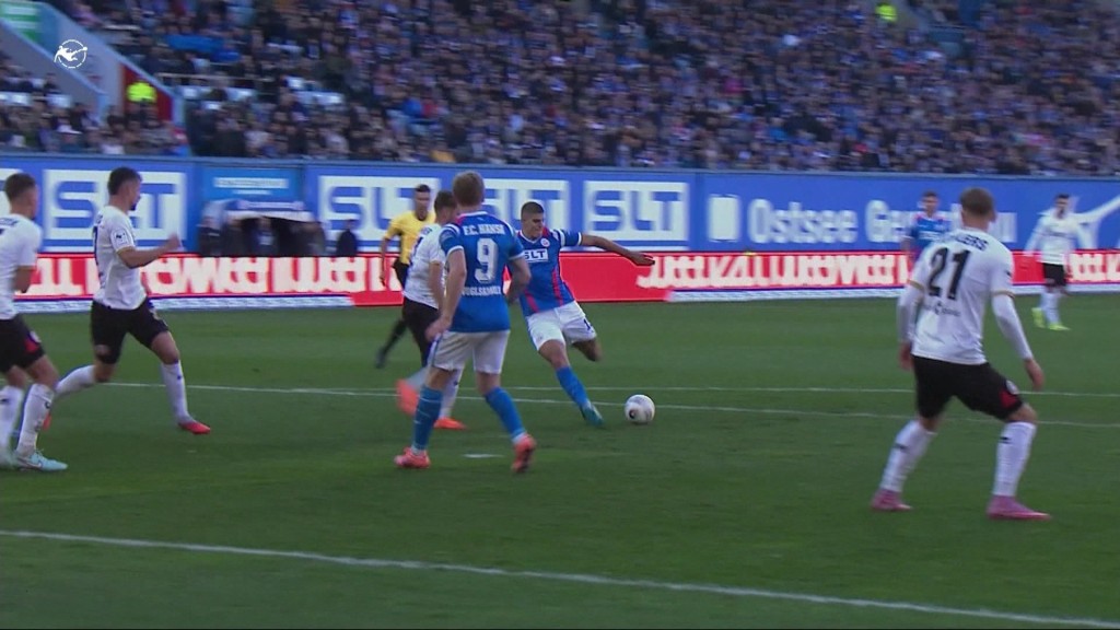Foto: Hansa Rostock gegen Wehen Wiesbaden
