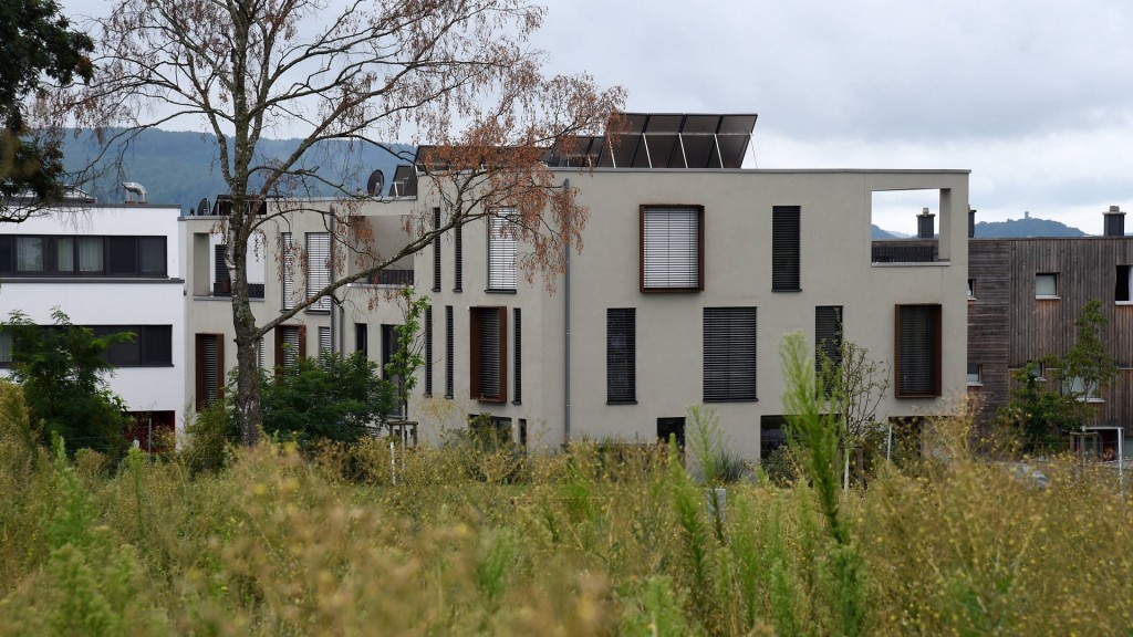 Foto: Mehrfamilienhäuser im Neubaugebiet Am Franzenbrunnen