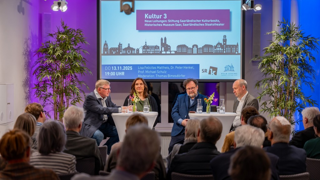 Bürgerfoyer: Neue Kultur-Spitzen Saarbrückens diskutieren in der Villa Lessing