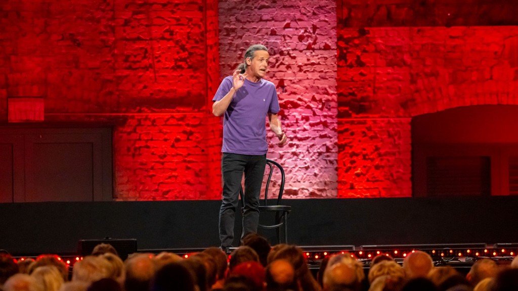 Foto: Philipp Weber auf der Bühne