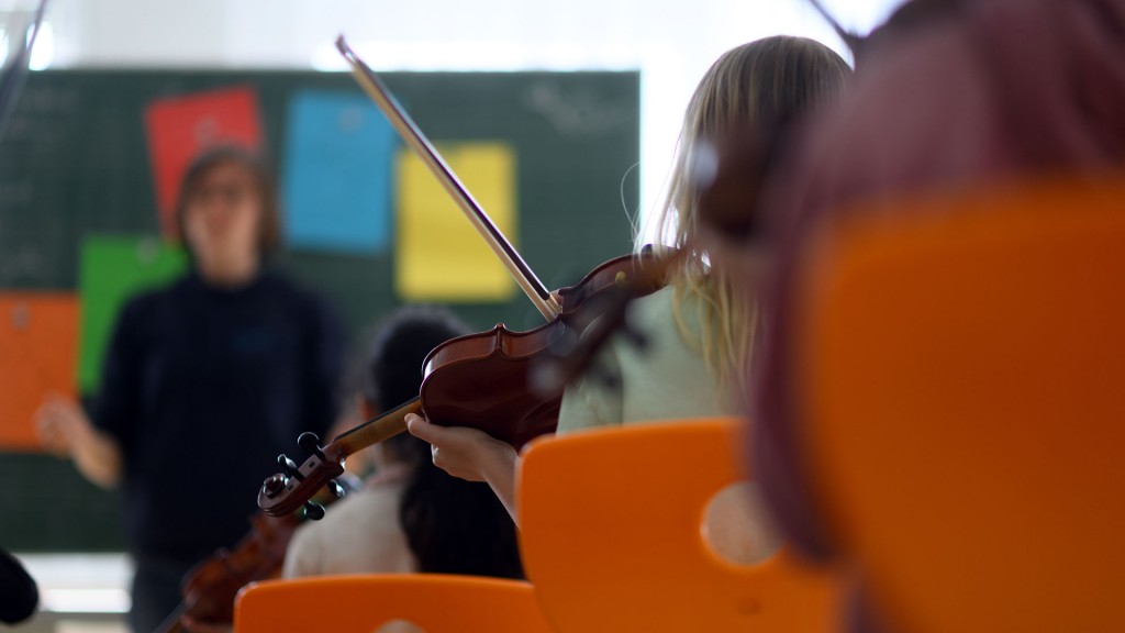 Musikunterricht in einer Schule