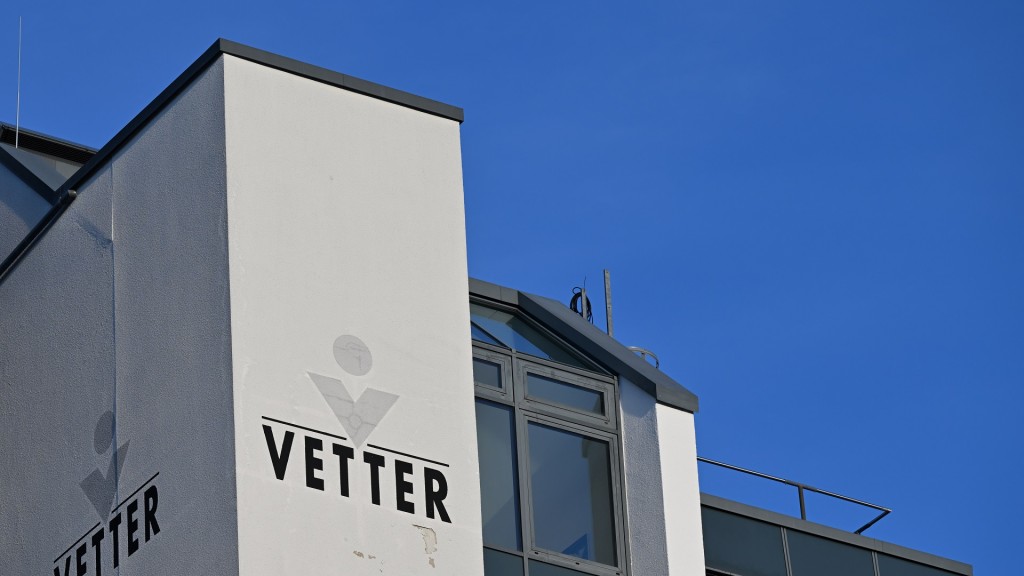 Foto: Das Logo des Pharmaunternehmens Vetter