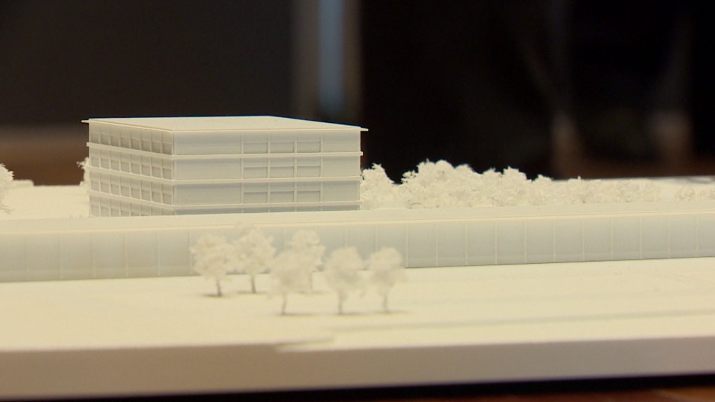 Foto: Modell eines Gebäudes