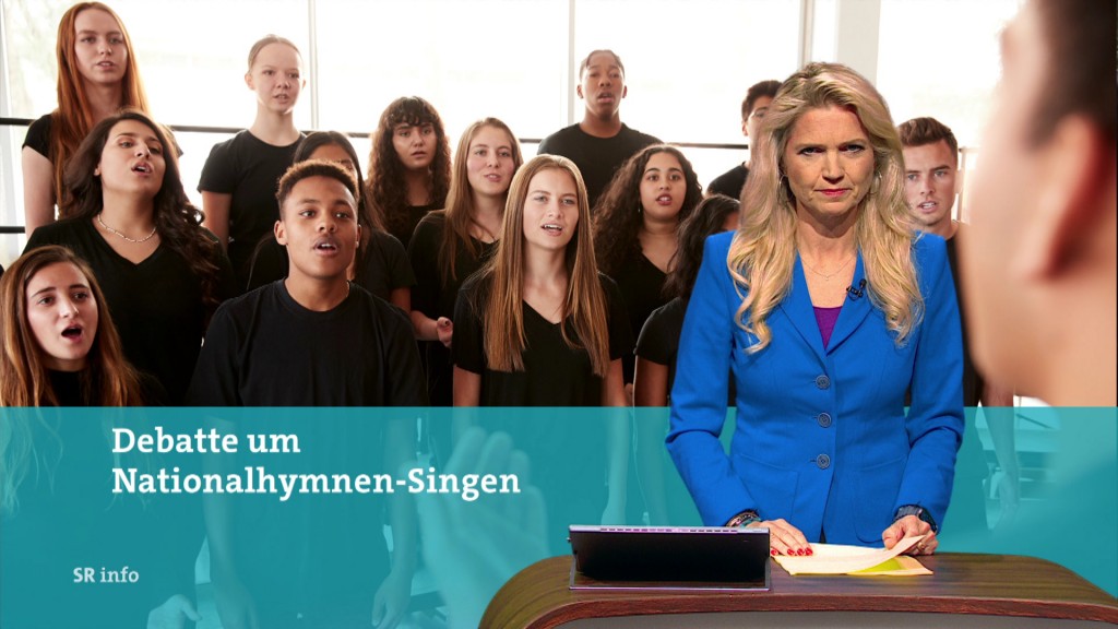 Foto: Anja Fröhlich im Studio