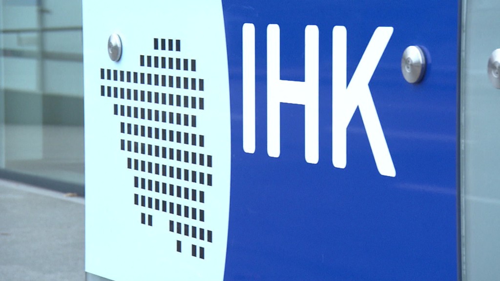 Foto: Schild der Industrie und Handelskammer (IHK)