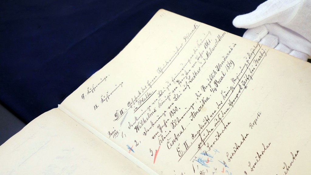 Ein historisches Dokument mit alter Handschrift