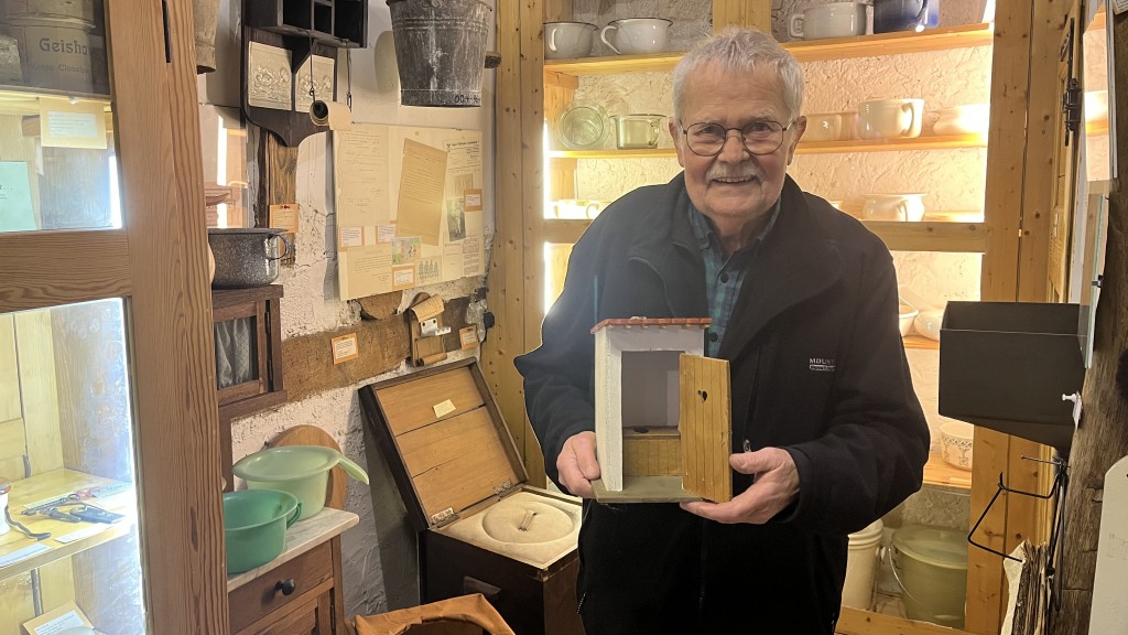 Gunter Altenkirch, Betreiber des Museums für dörfliche Alltagsgeschichte in Rubenheim