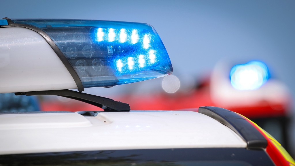 Blaulicht auf einem Einsatzfahrzeug
