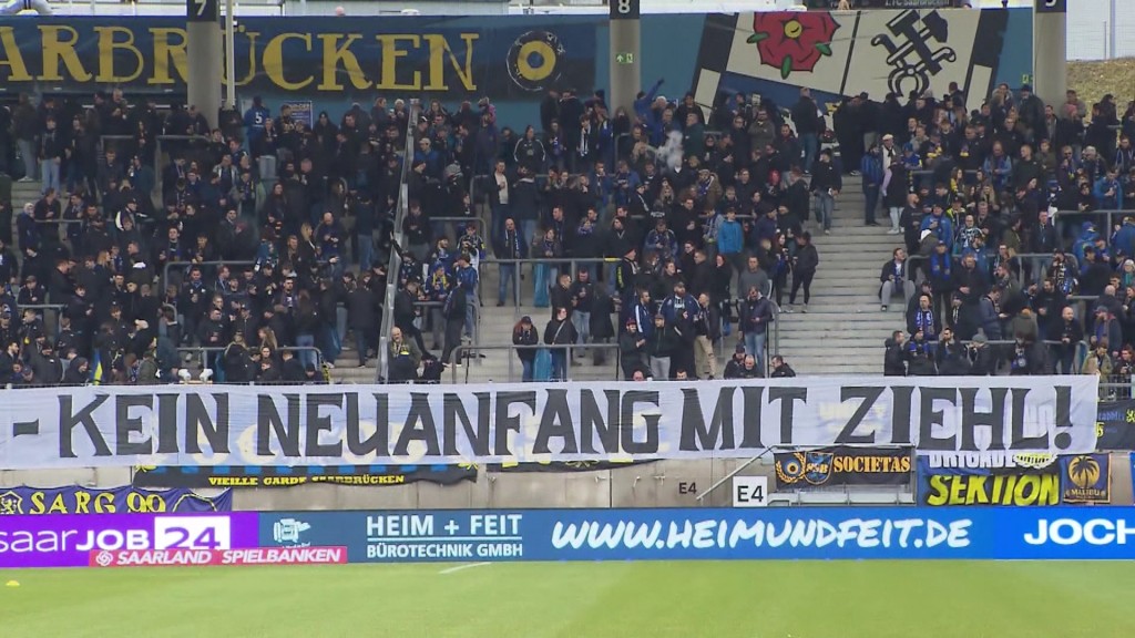 Foto: Fankurve 1. FC Saarbrücken im Ludwigspark