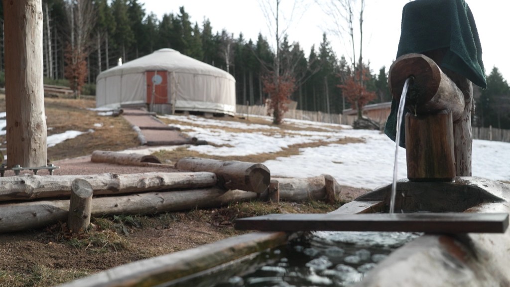Foto: In den Vogesen kann man in Jurten übernachten