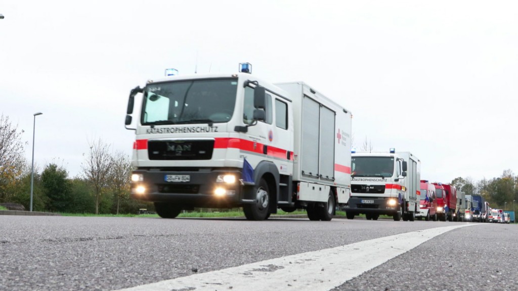 Foto: Katastrophenschutz-Kolonne