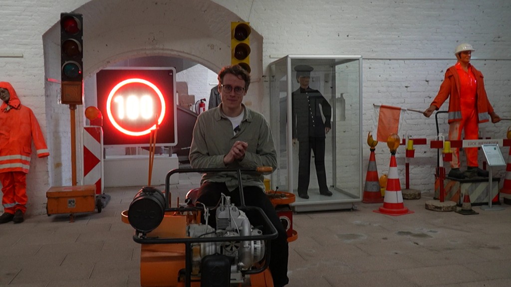 Foto: David Differdange im Straßenmuseum