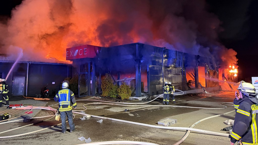 Brand im Fitnessstudio