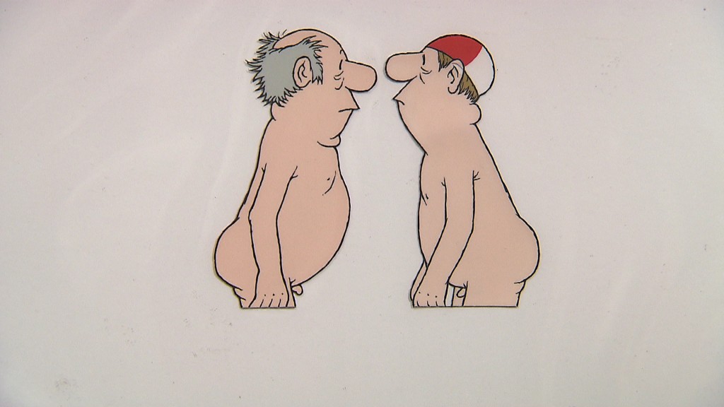 Foto: Bild aus einer Loriot-Ausstellung