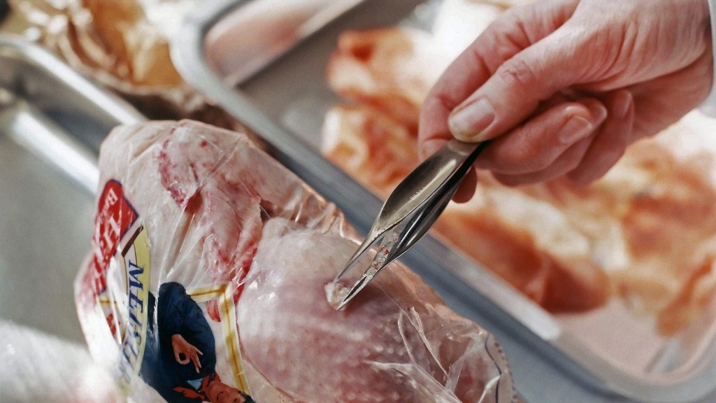 Foto: Lebensmittelkontrolle von tiefgekühlten Waren in einen Geschäft