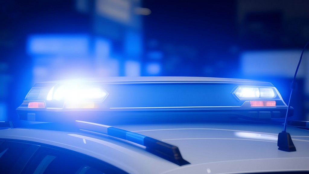 Foto: Blaulicht auf einem Polizeiauto