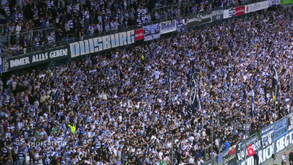 Fan-Kurve in Duisburg