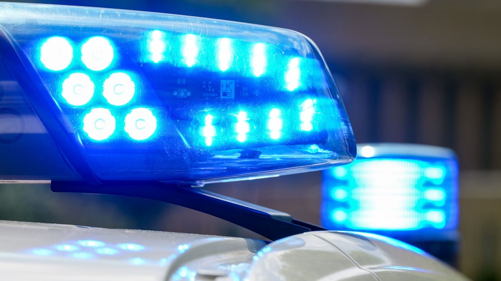 Blaulicht eines Einsatzfahrzeugs