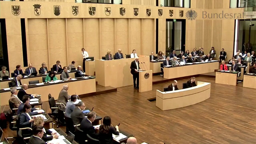 Foto: Sitzung des Bundesrats