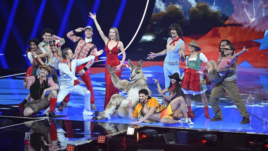 70. Eurovision Song Contest (ESC) in der Wiener Stadthalle in Wien, Österreich