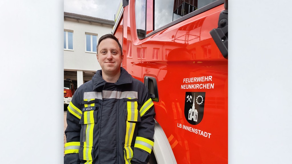 Feuerwehrmann Patrick Wöllm