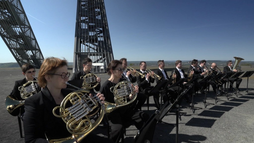 Foto: Das DRP-Orchester am Saar-Polygon