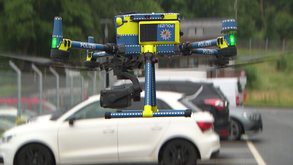 Drohne der saarländischen Polizei