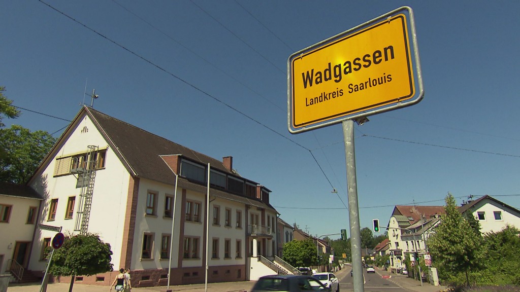 Foto: Ortsschild Wadgassen