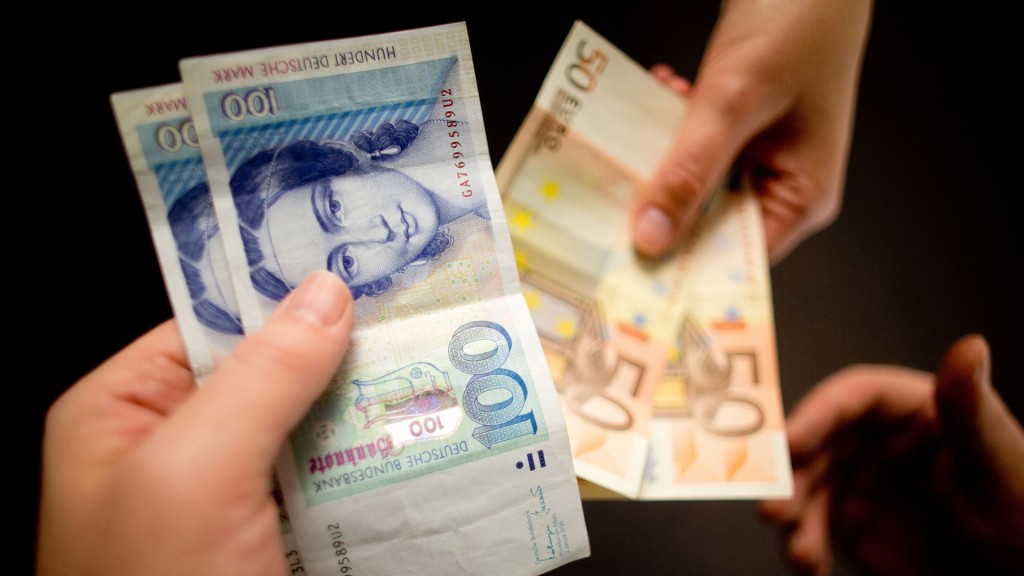 DM- und Euro-Scheine