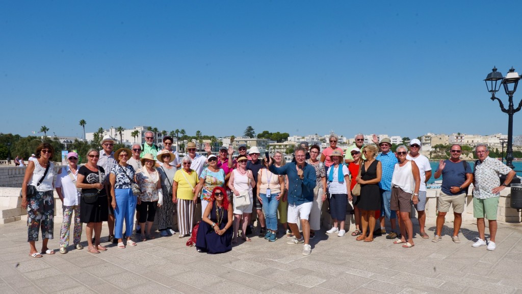 Die Gruppe der SR 3 Hörerreise 2026 in Apulien