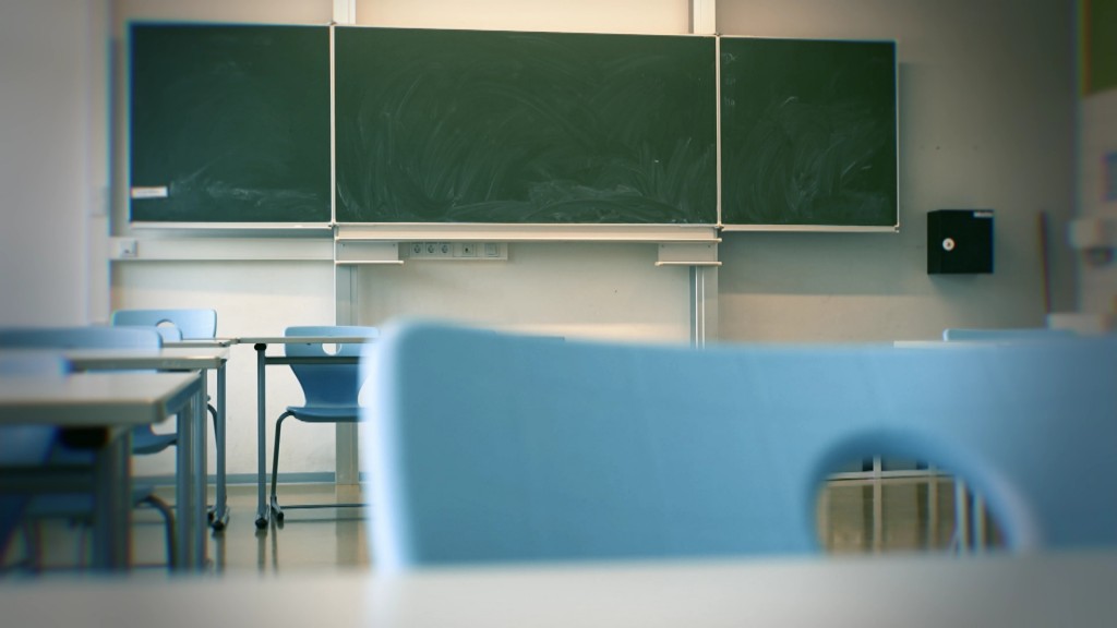 Ein Klassenzimmer in einer Schule