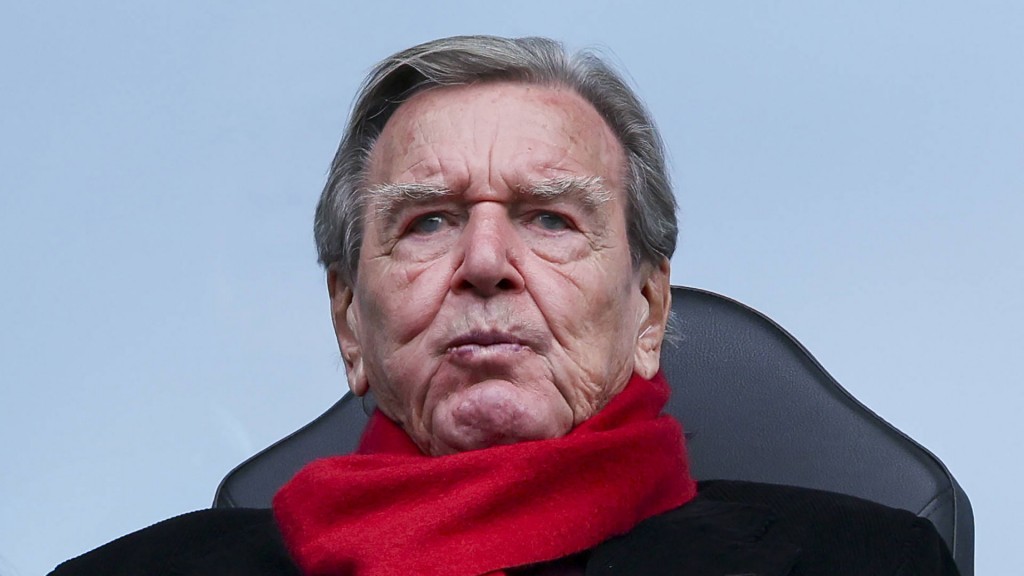 Foto: Der alte Bundeskanzler Gerhard Schröder