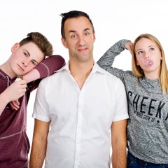 Matthias Jung (Mitte) weiß, wie man mit Teenagern umgehen sollte
