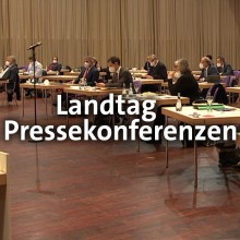 Sendungsbild zu 'Landtag & Pressekonferenzen'
