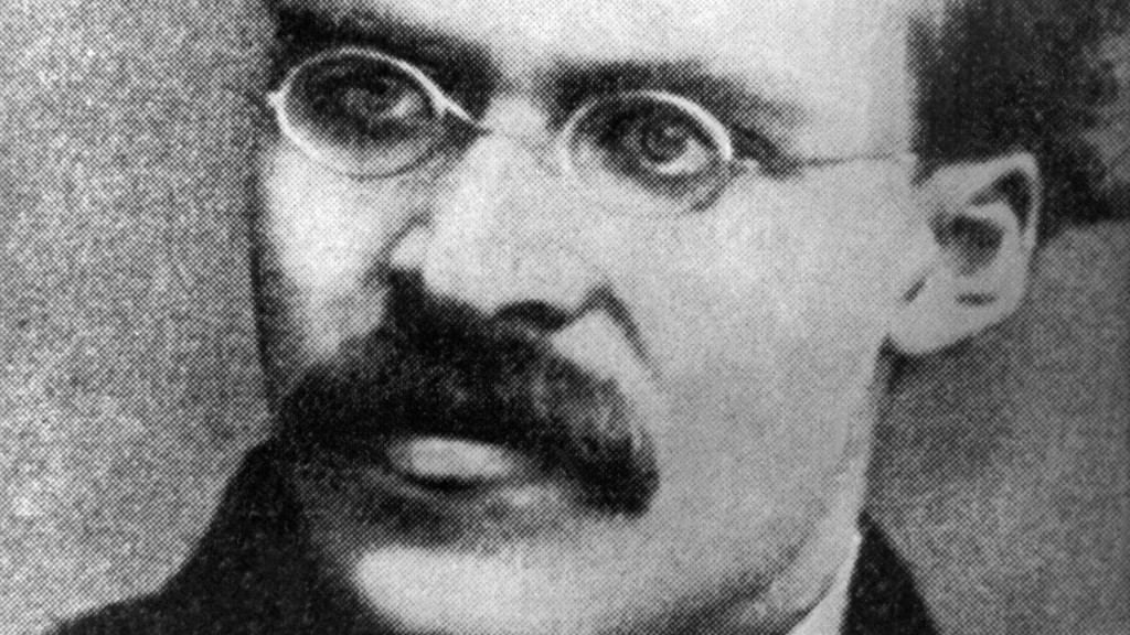 Der Philosoph Friedrich Nietzsche als junger Mann (Foto: dpa)