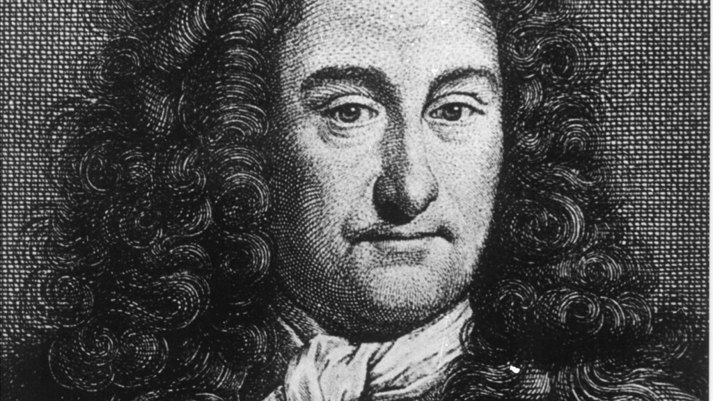 Der Philosoph Gottfried Wilhelm Leibniz (Grafik: dpa)