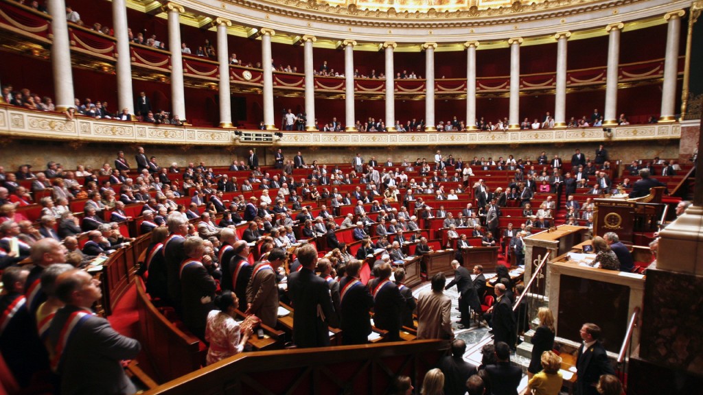 Foto: Nationaleversammlung in Paris