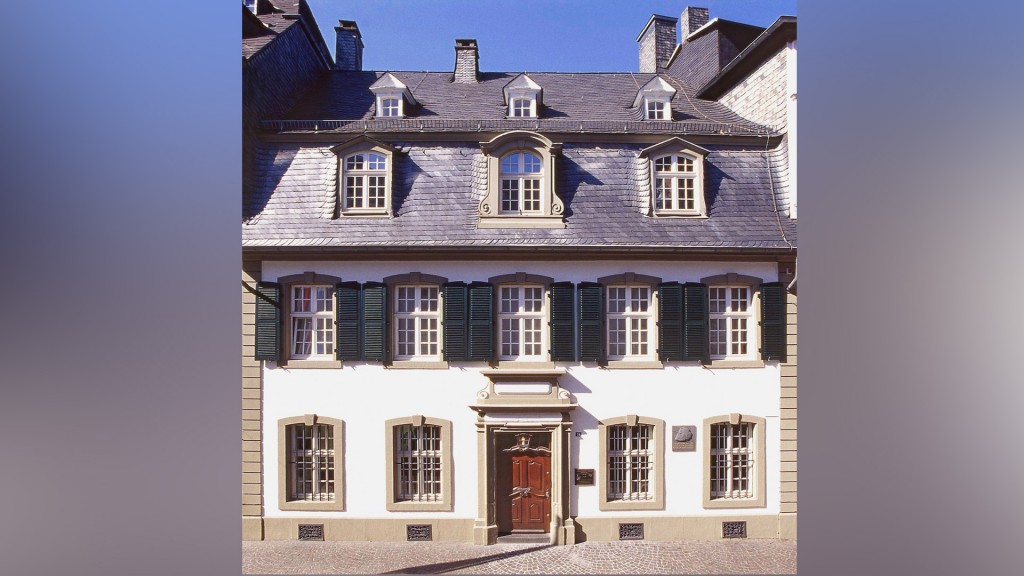 Fassade des neu renovierten Karl-Marx-Hauses in Trier (Foto: Bernd Raschke/Friedrich Ebert Stiftung Bonn)