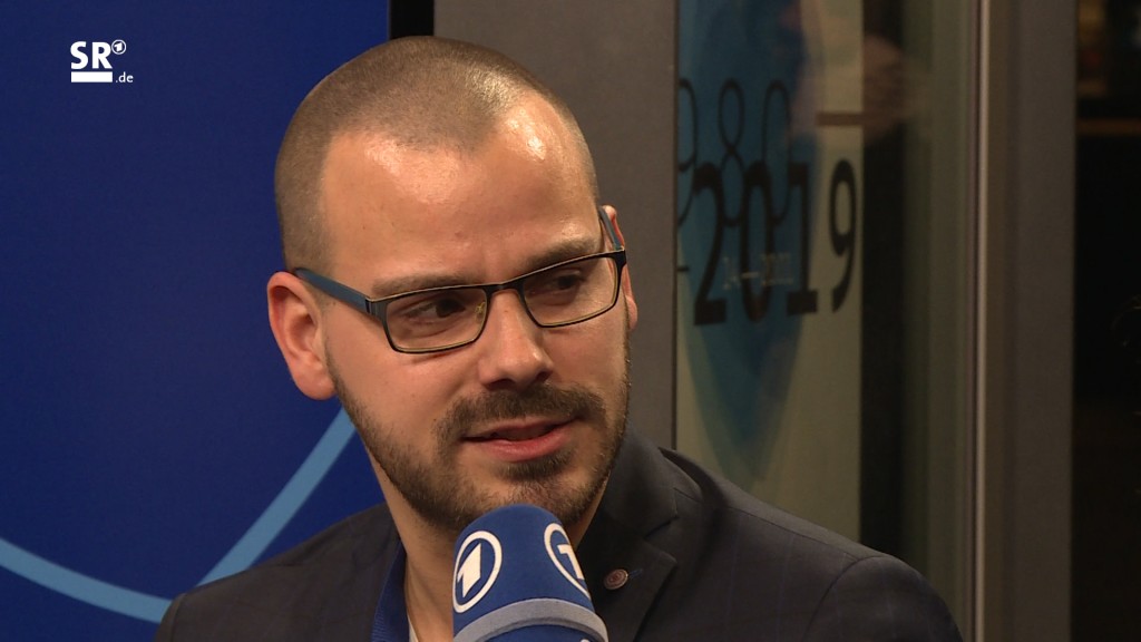 Foto: Erec Brehmer in der SR Lounge