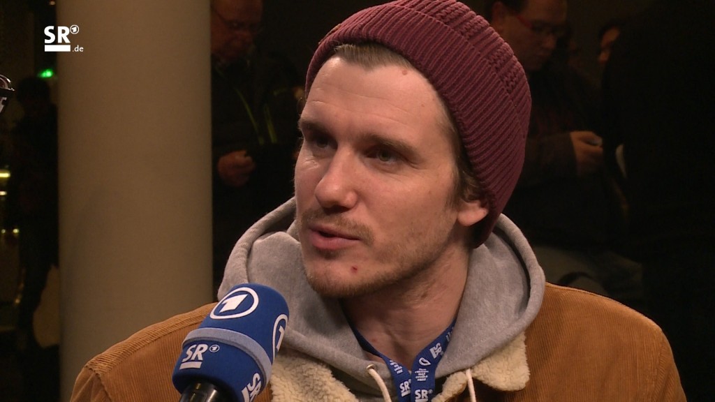 Max Brettschneider in der SR Lounge