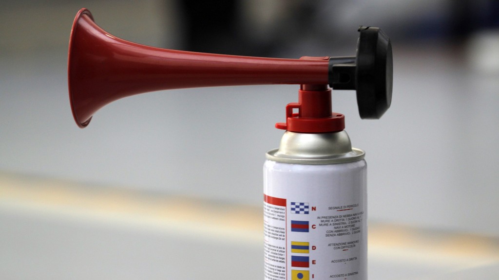 Foto: Horn, das mit Druckluft betrieben wird (pixabay)